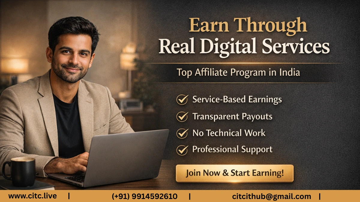 Affiliate program India: Turn Business Referrals into Real Income with CITC.live