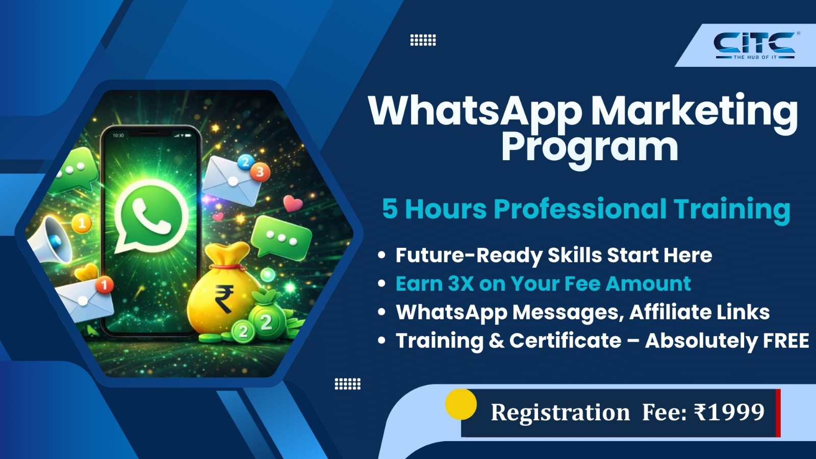 digital marketing training program with paid tasks